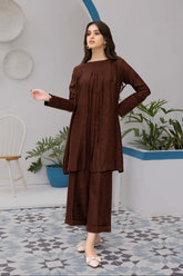 2-PC Woolen Shirt with Qlot Trouser CPG22-02-S